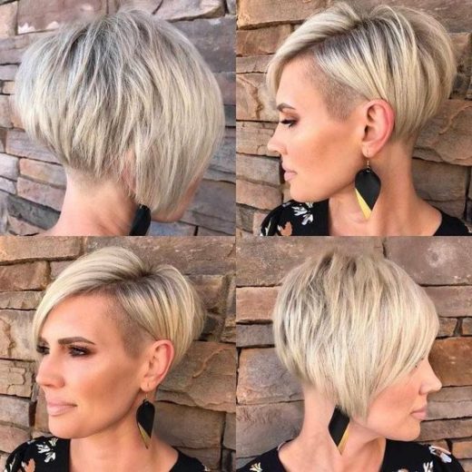 tapered pixie cut back