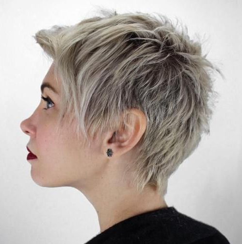 tomboy female fade haircut