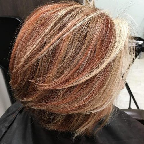 brown hair with blonde highlights