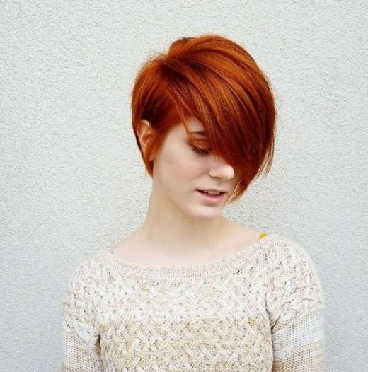 medium length asymmetrical bob