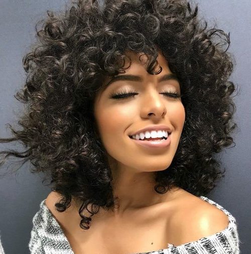 round face short natural haircuts for black females