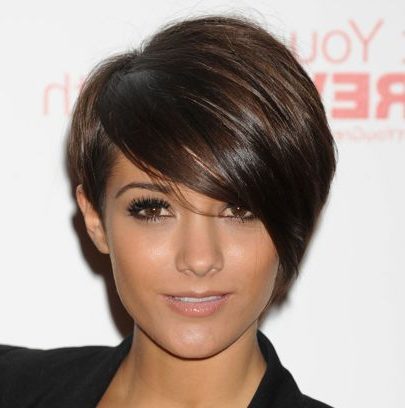 short asymmetrical bob