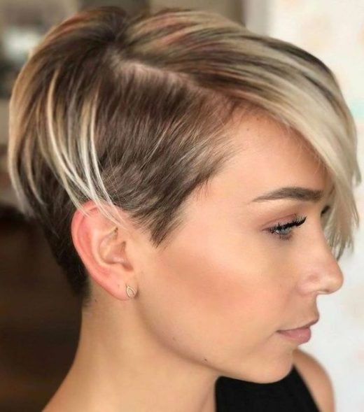 short asymmetrical pixie