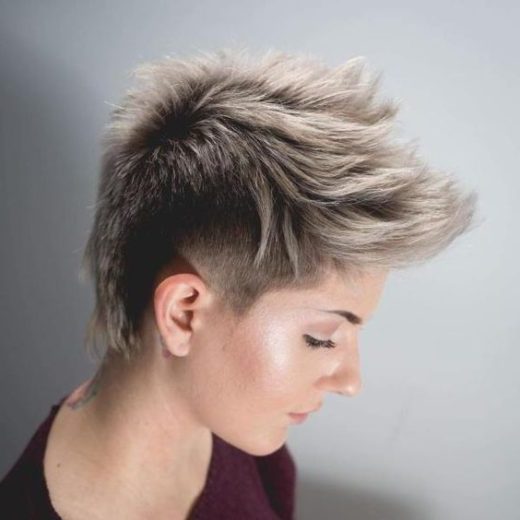 short spiky fade haircut