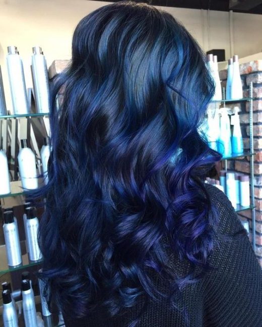 blue hair color