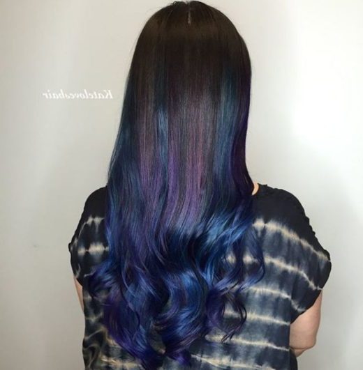 blue hair dye for dark hair