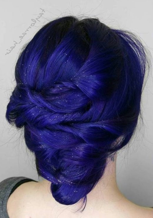 blue ombre hair