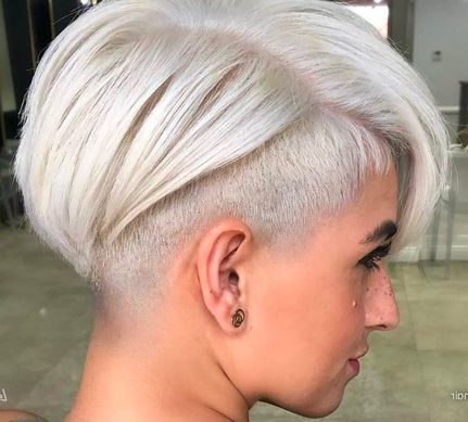 feminine undercut pixie