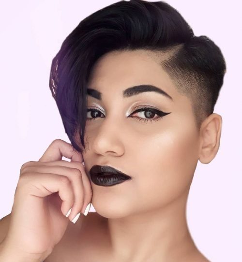 undercut edgy pixie cut