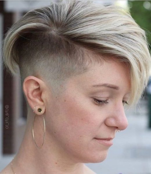 undercut long pixie cut