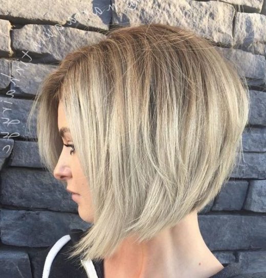 choppy layered inverted bob