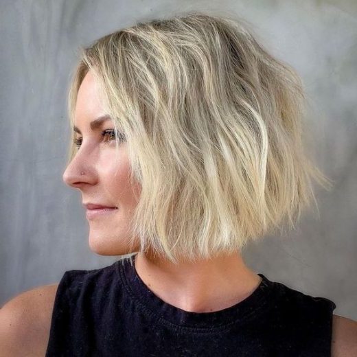 choppy short bobs for fine hair