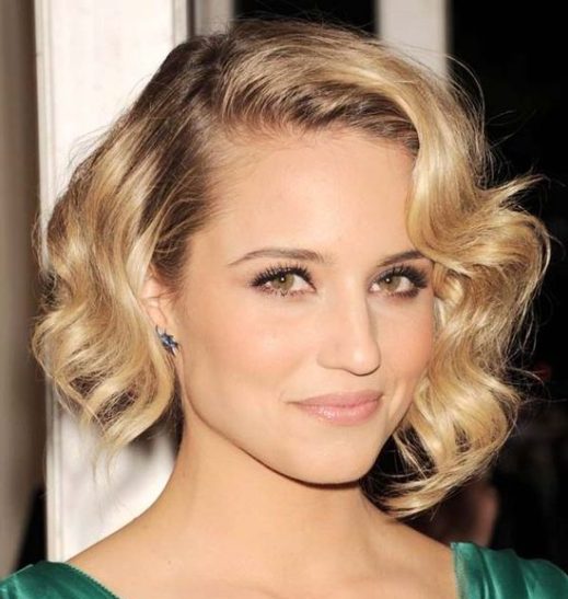 chubby face short curly hairstyles