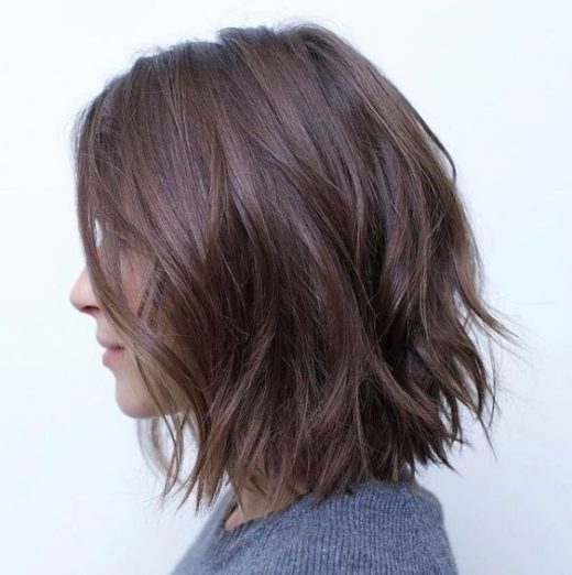 layered bob for fine hair over 50