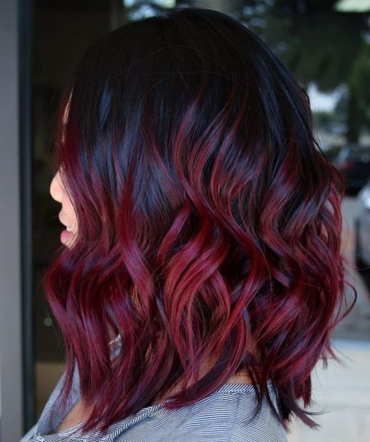 light burgundy hair color