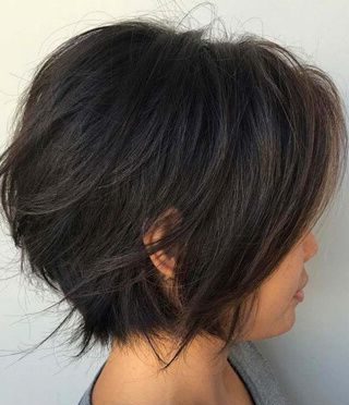 low maintenance choppy short hairstyles for thick hair