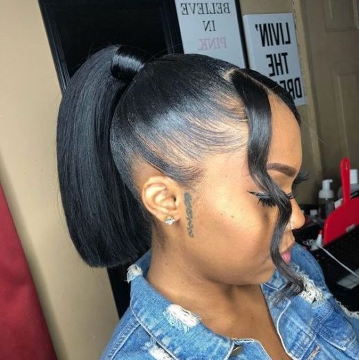 quick weave bob with bangs