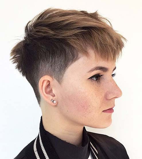 tomboy undercut pixie