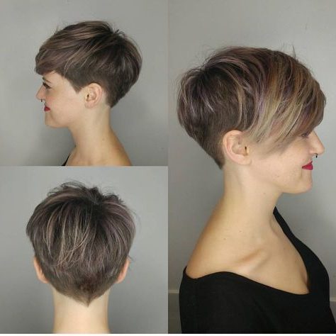 undercut edgy pixie cut