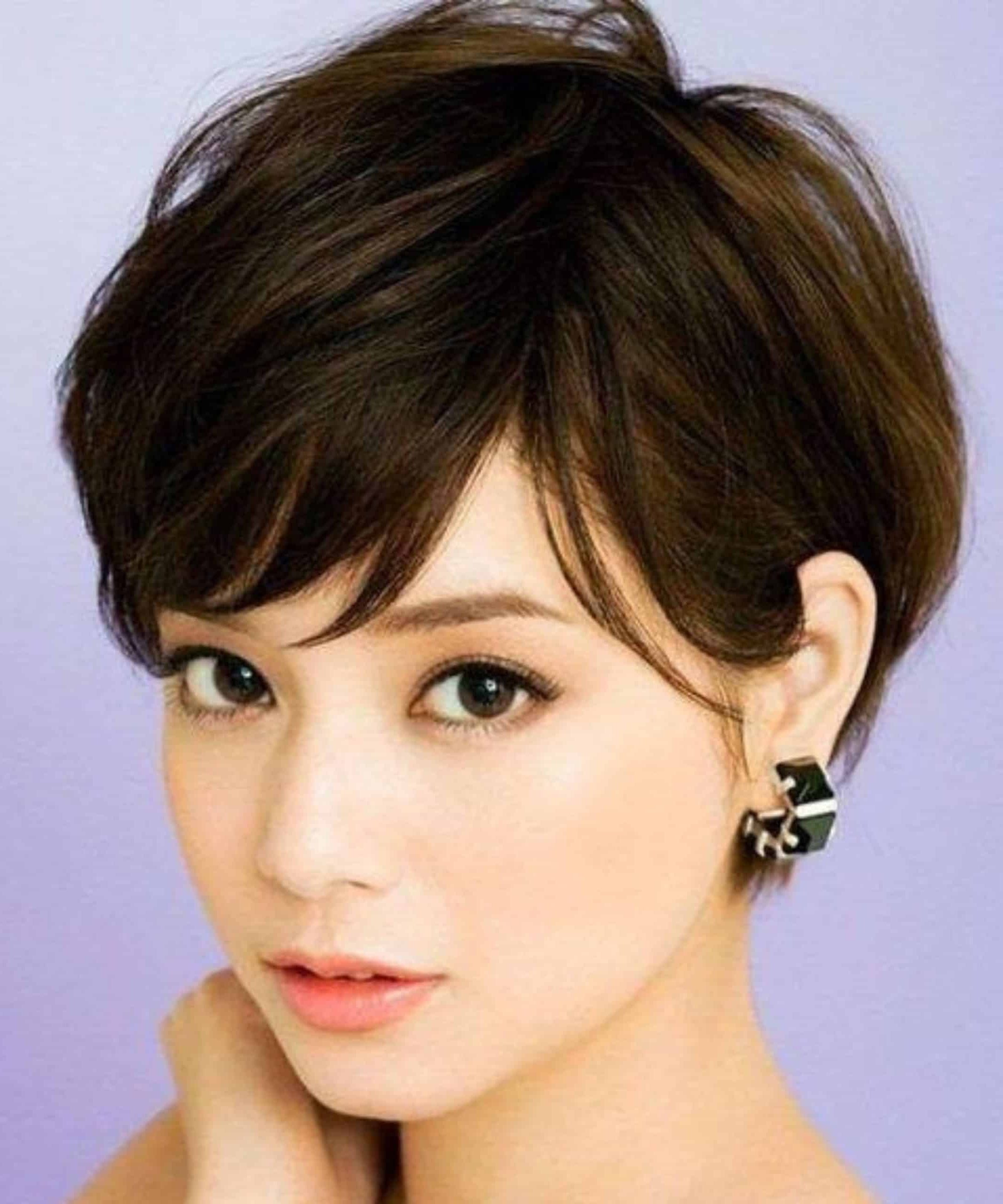 asian girl pixie cut