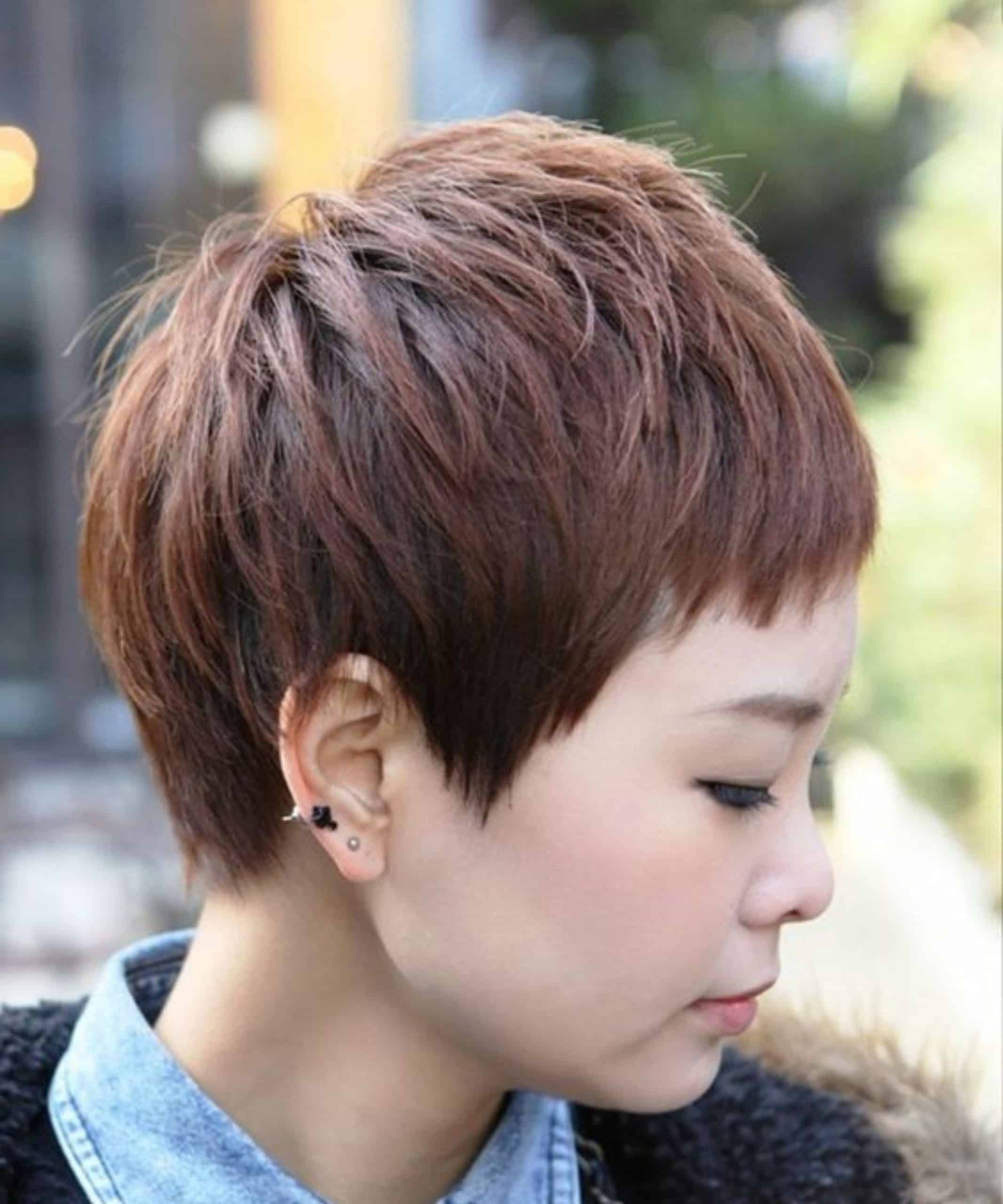 edgy korean pixie cut