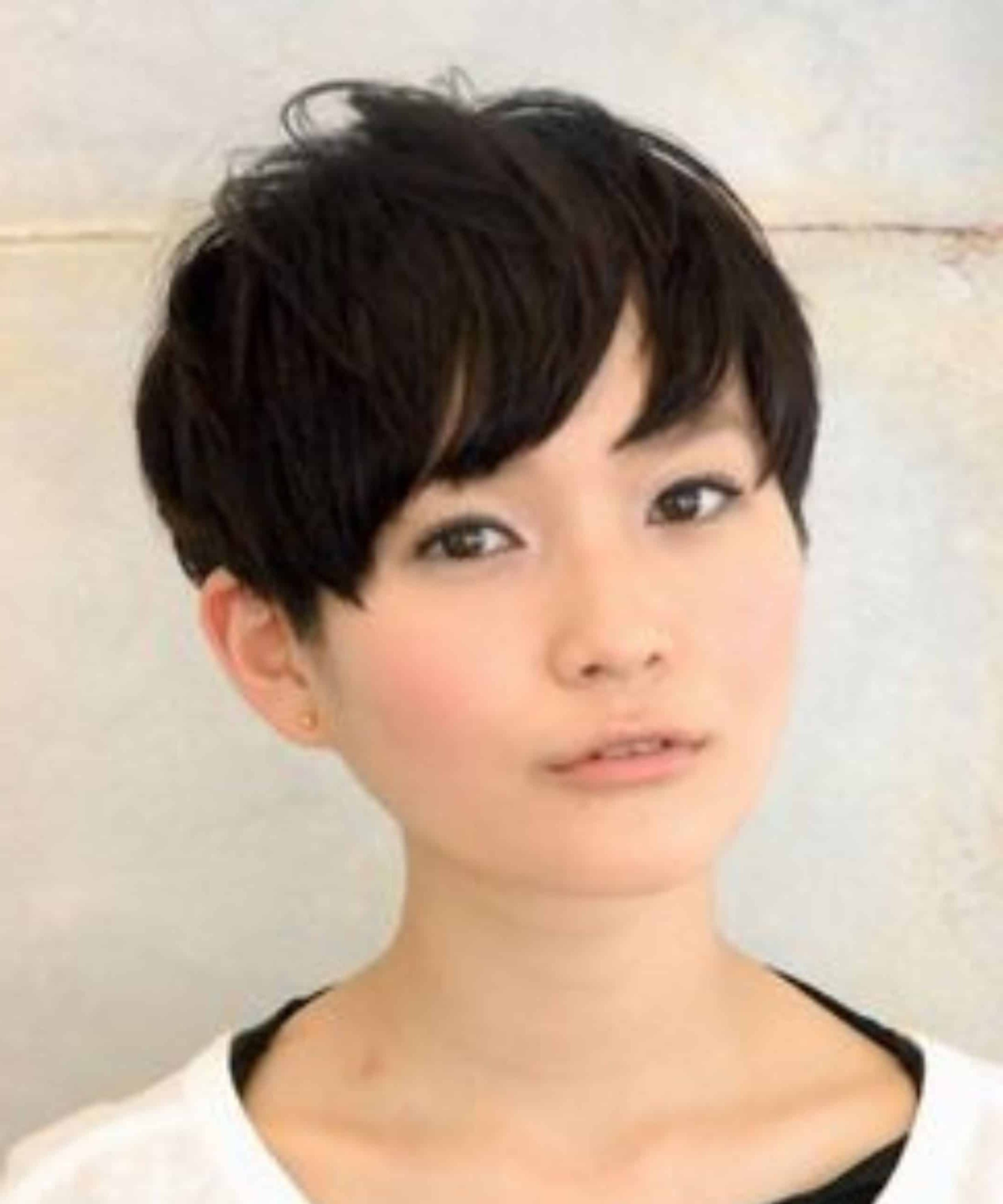 korean short hairstyles for round faces