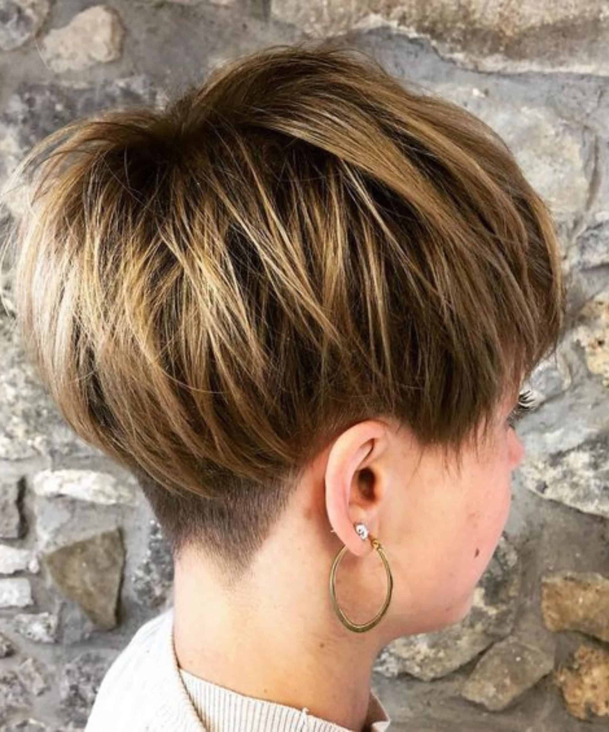 long front short back pixie