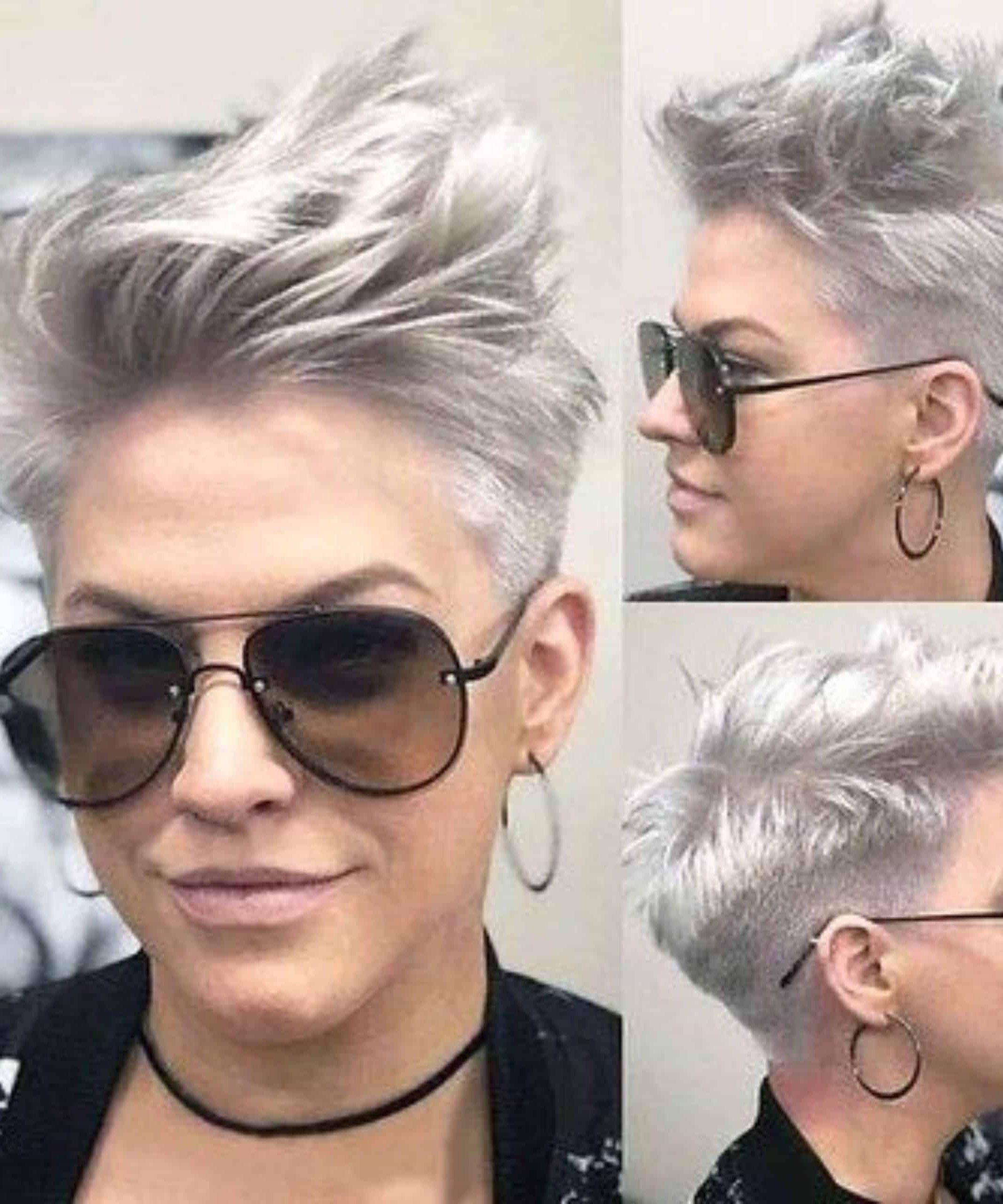 medium length punk hairstyles female