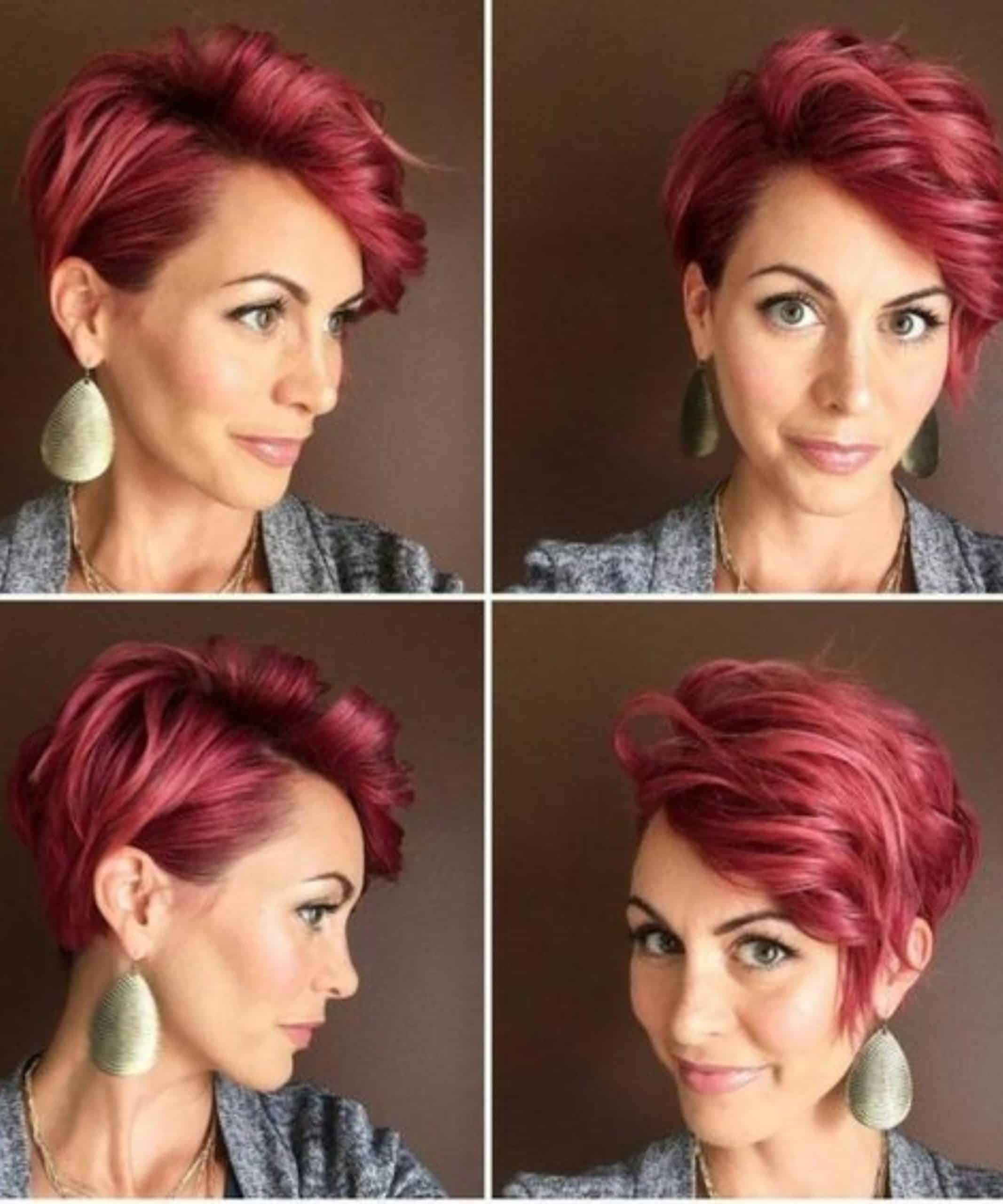 pixie short red hair styles