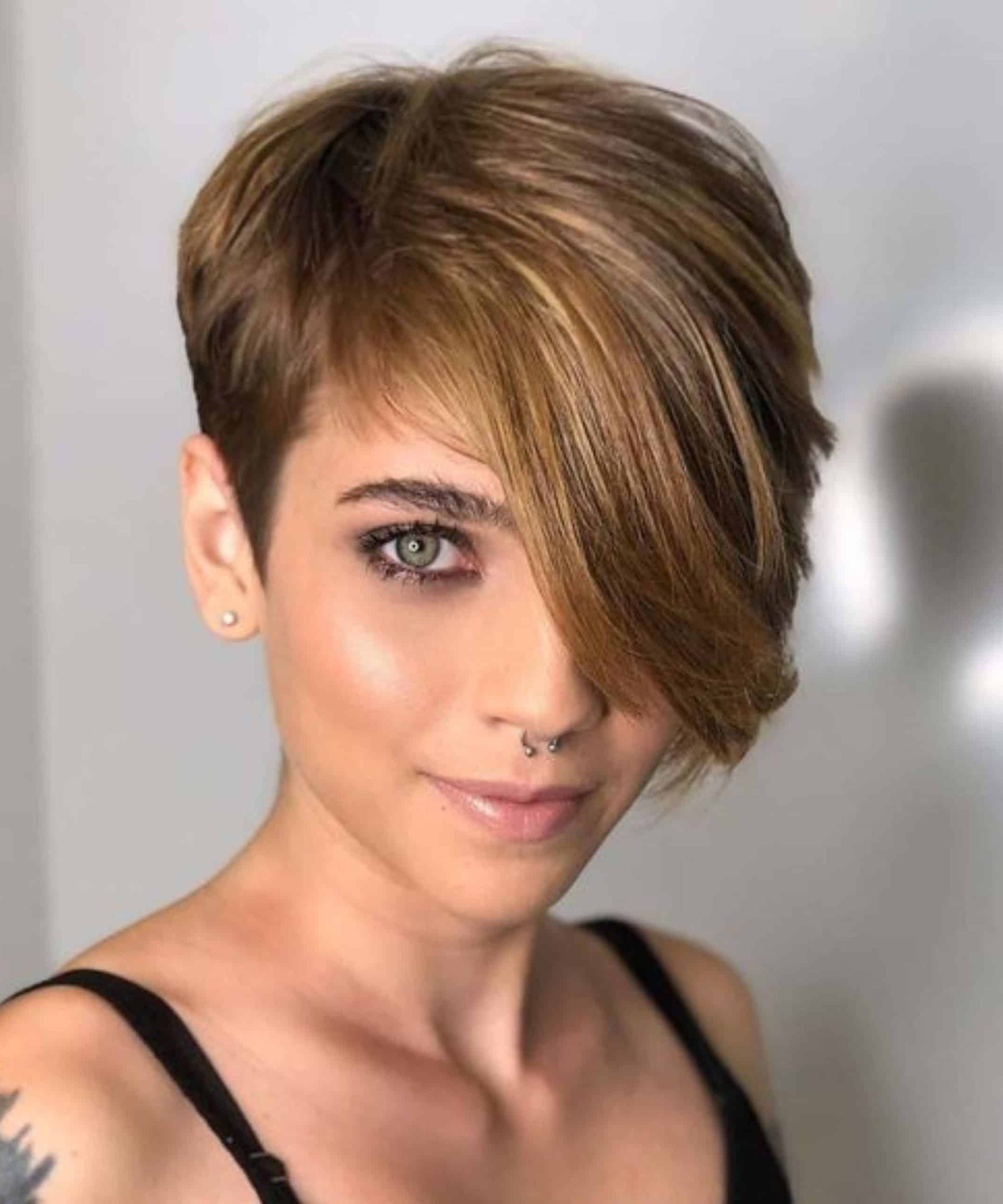 thin hair long pixie cut