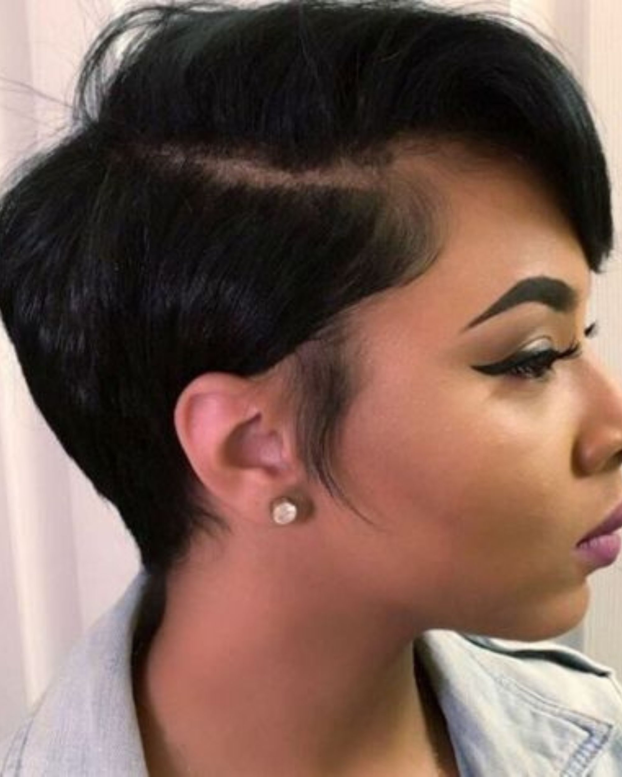 fade short natural haircuts for black females
