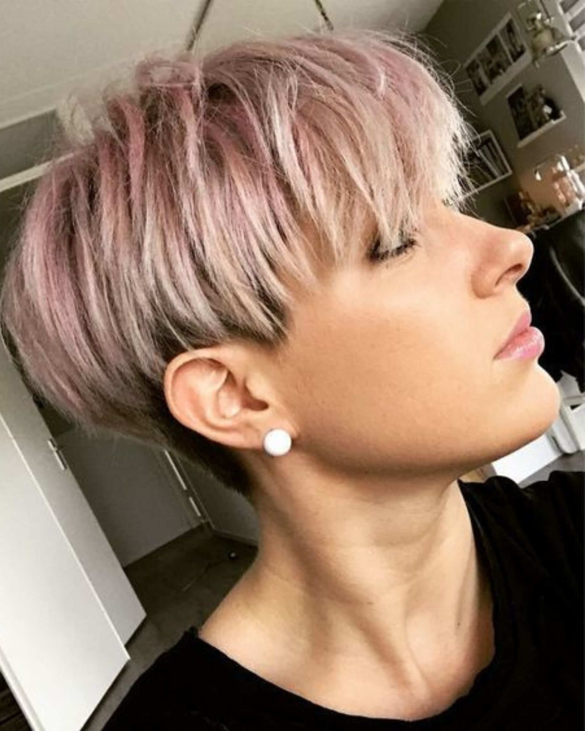 feminine undercut pixie