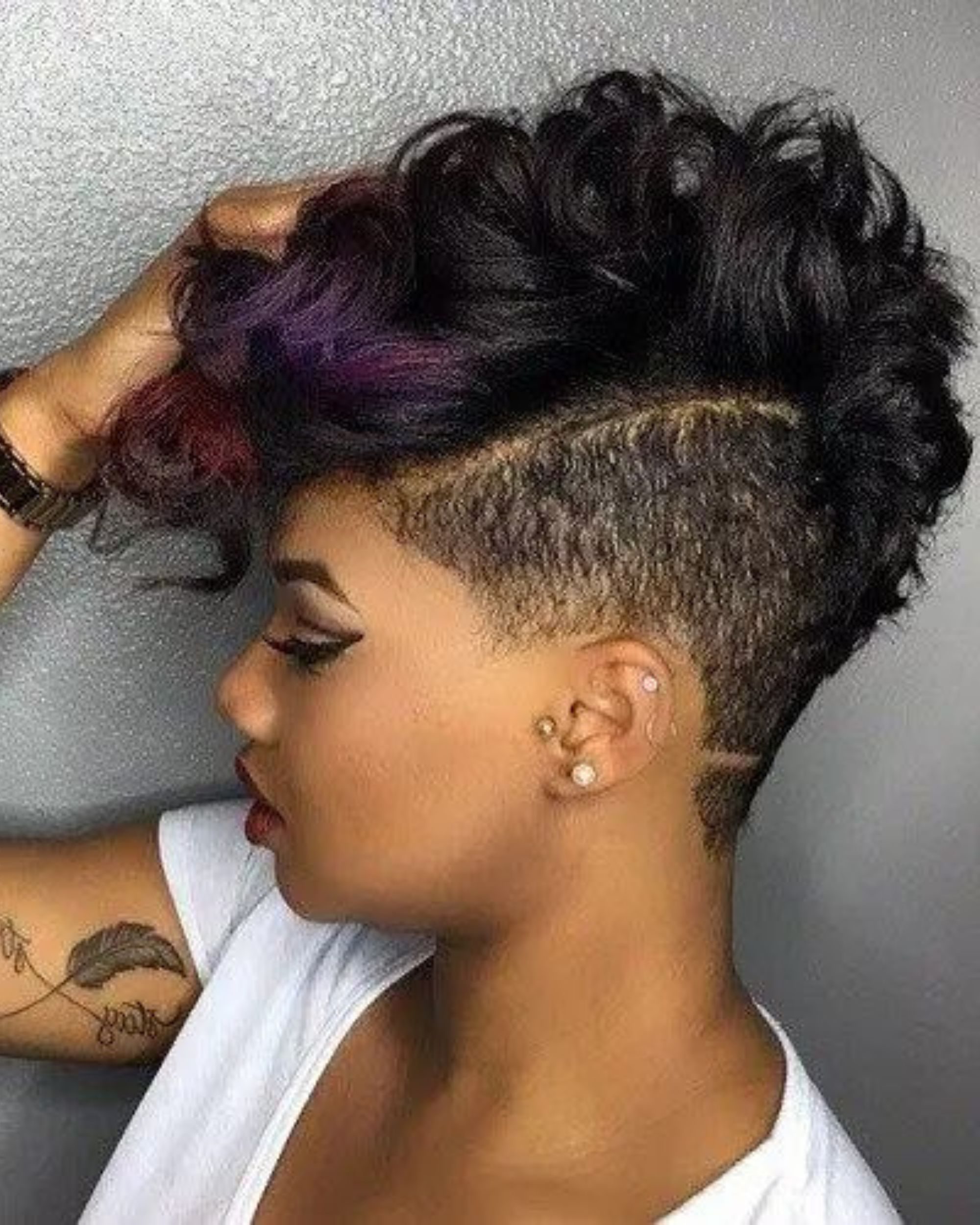 short natural haircuts for black females