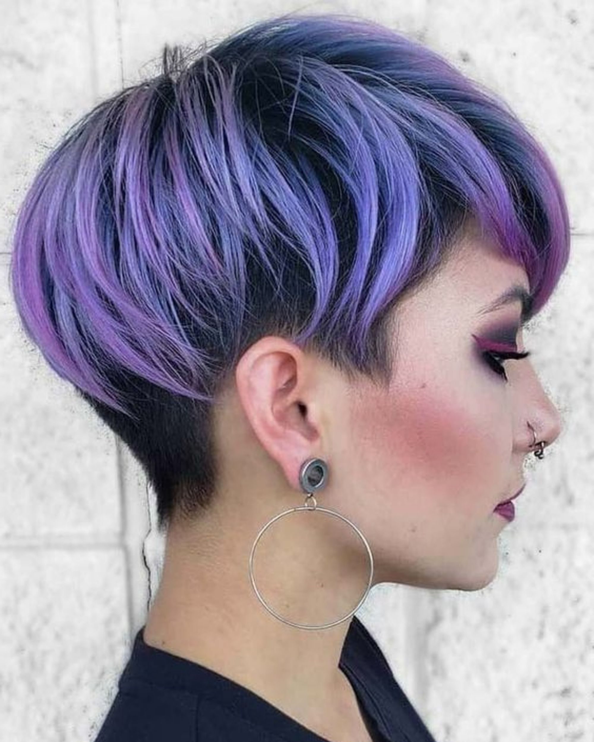 edgy messy short pixie cut