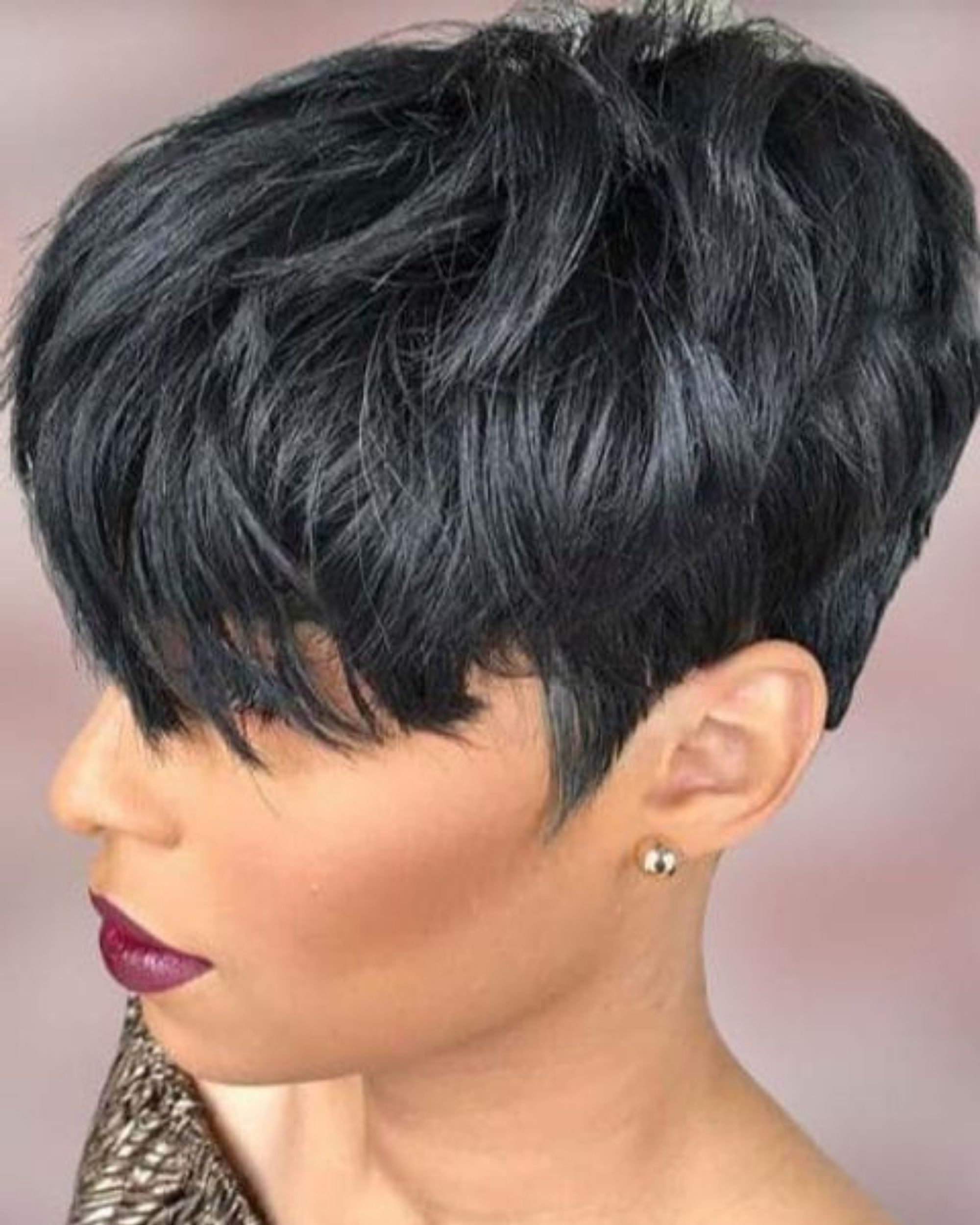 edgy pixie cuts african american