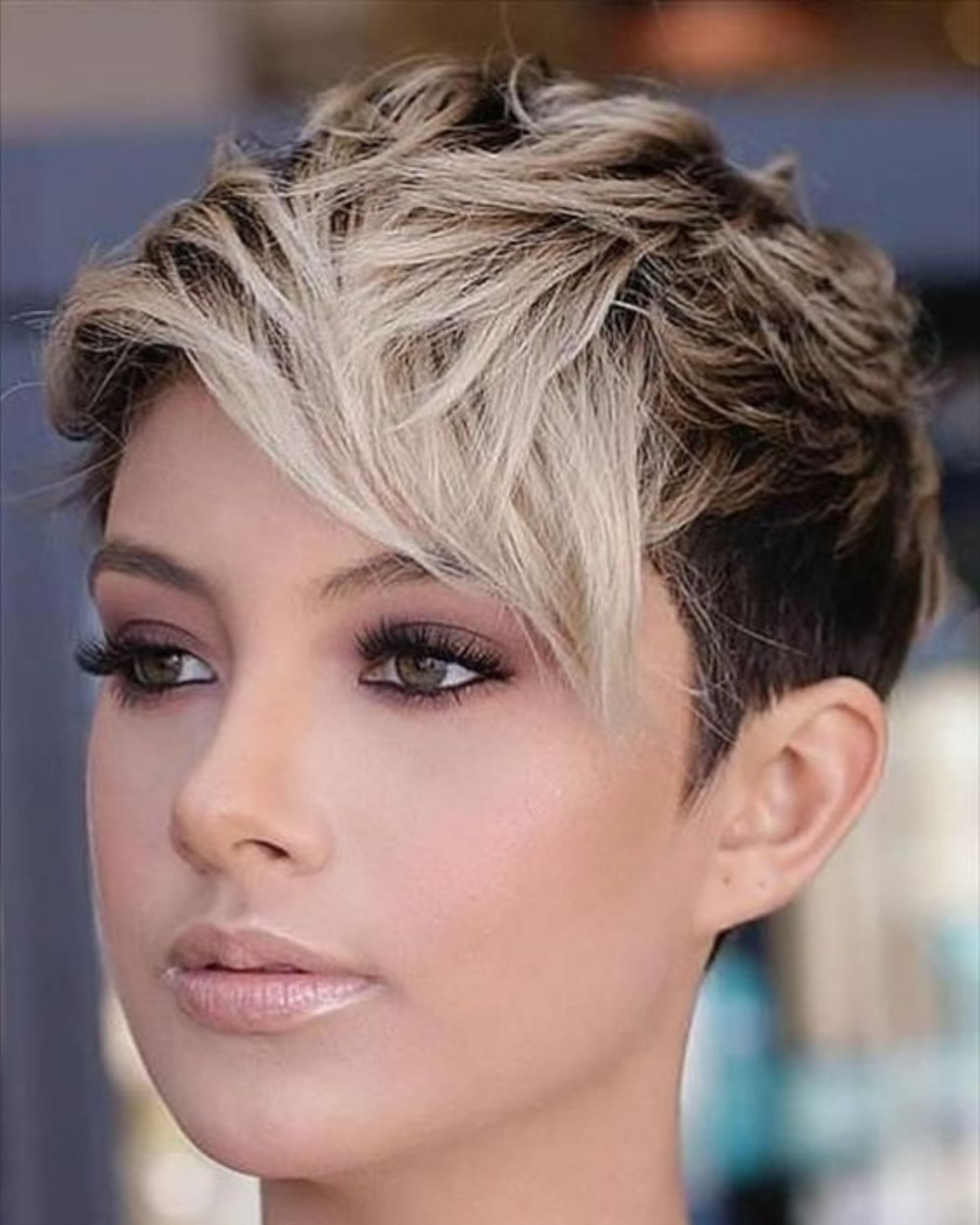 feminine undercut pixie