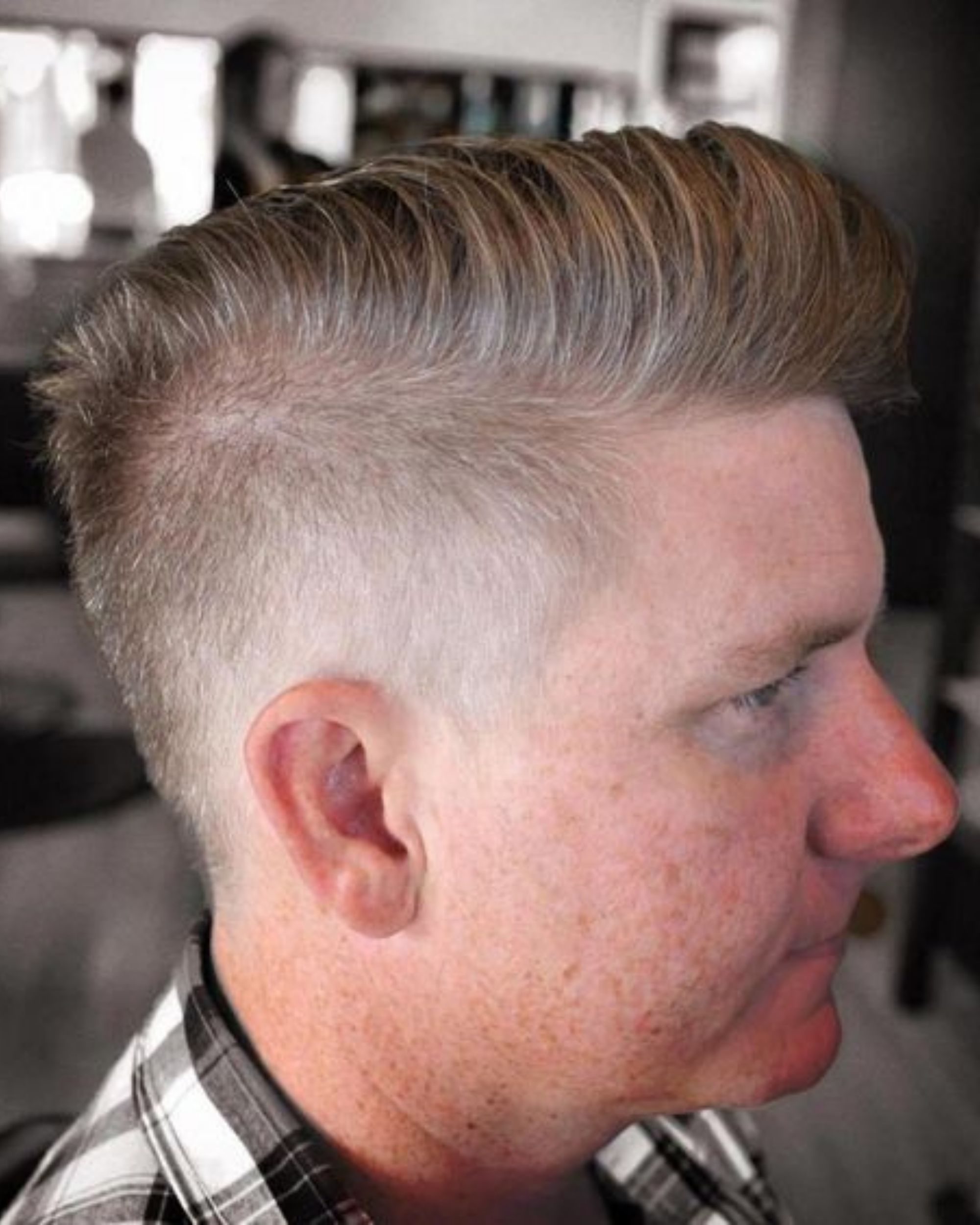 high fade haircut men