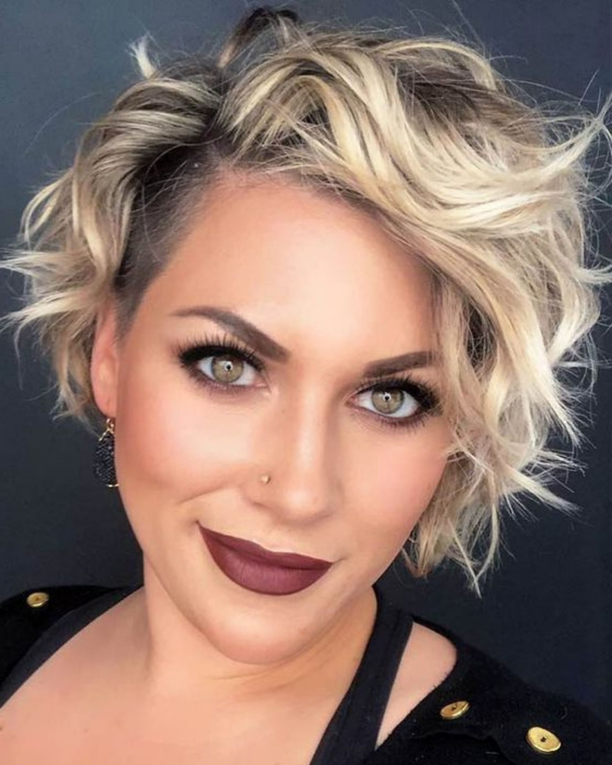 layered short curly haircuts