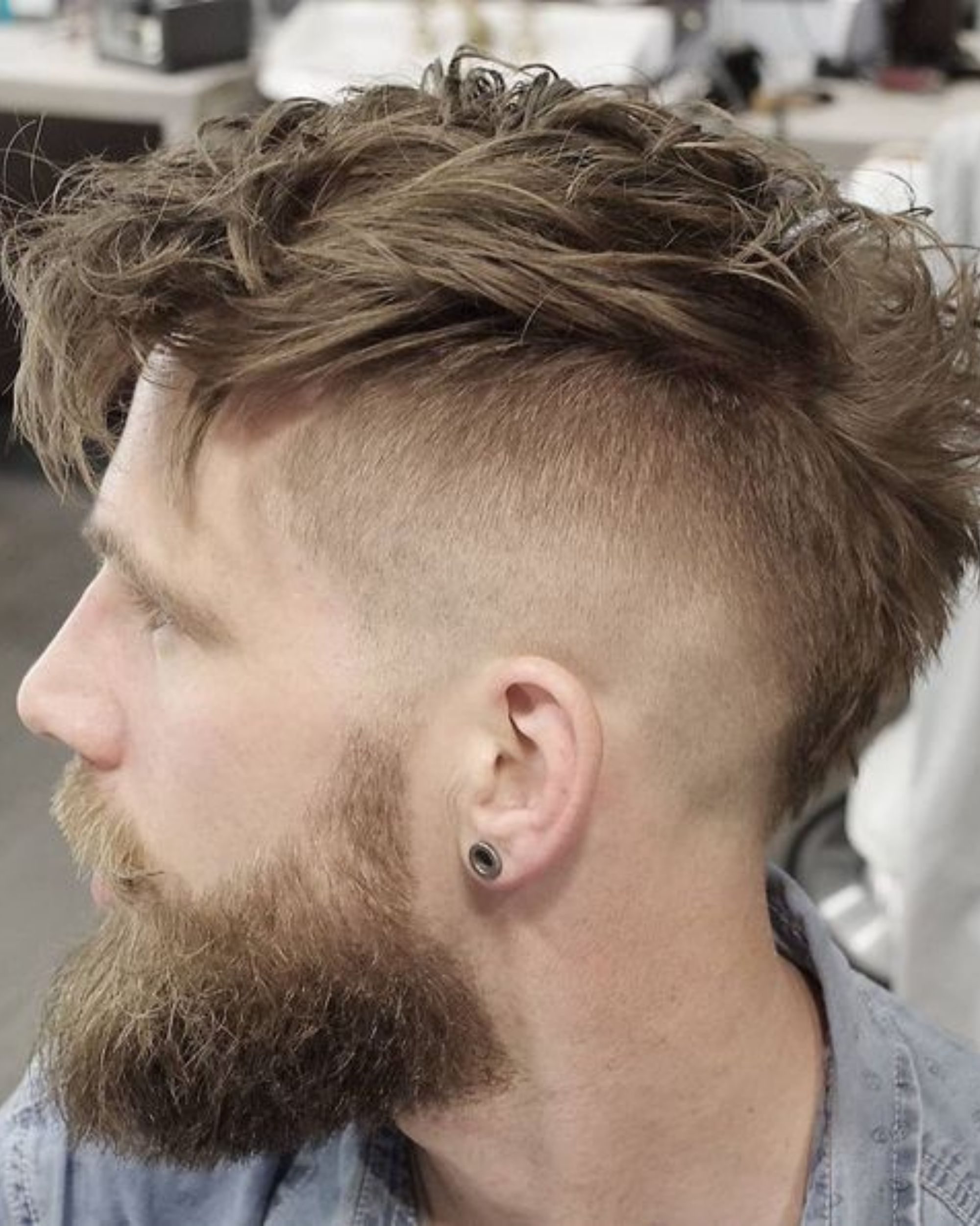 military high fade haircut