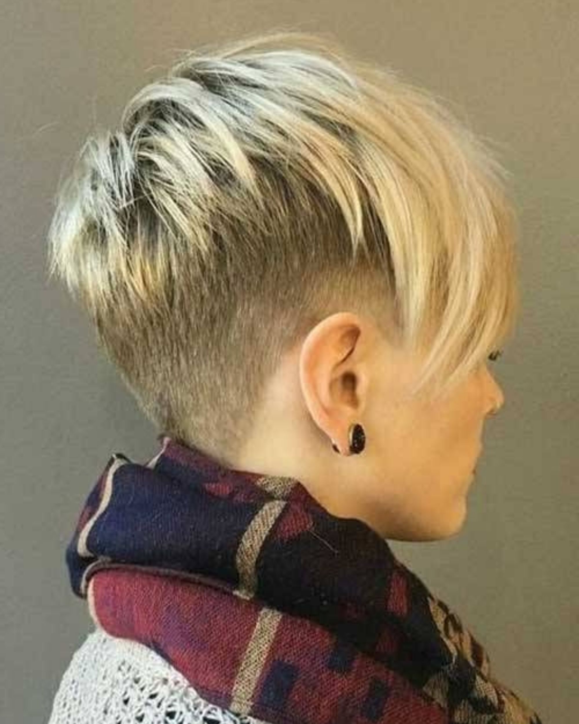 thick hair feminine undercut pixie