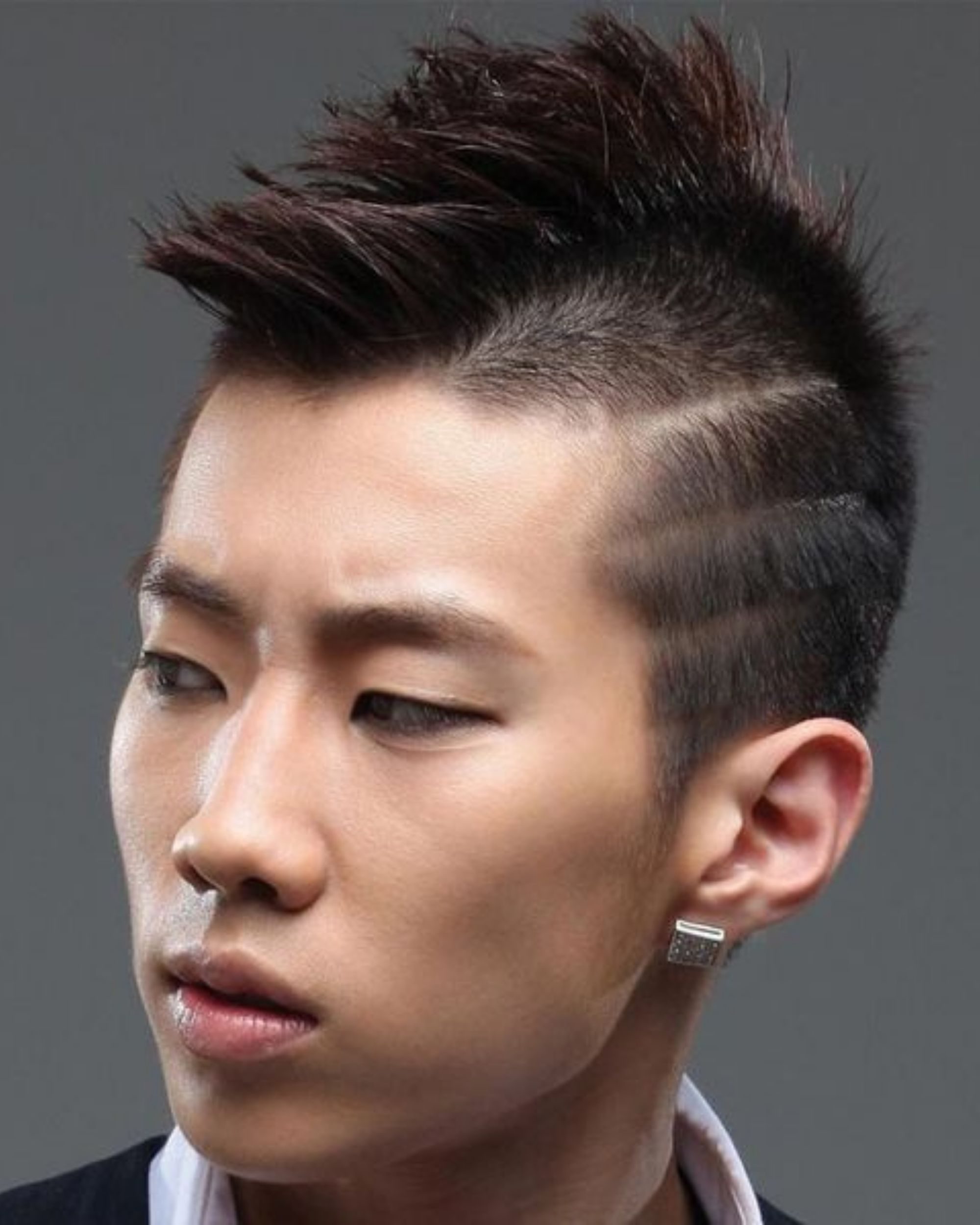 trendy korean male hairstyle short