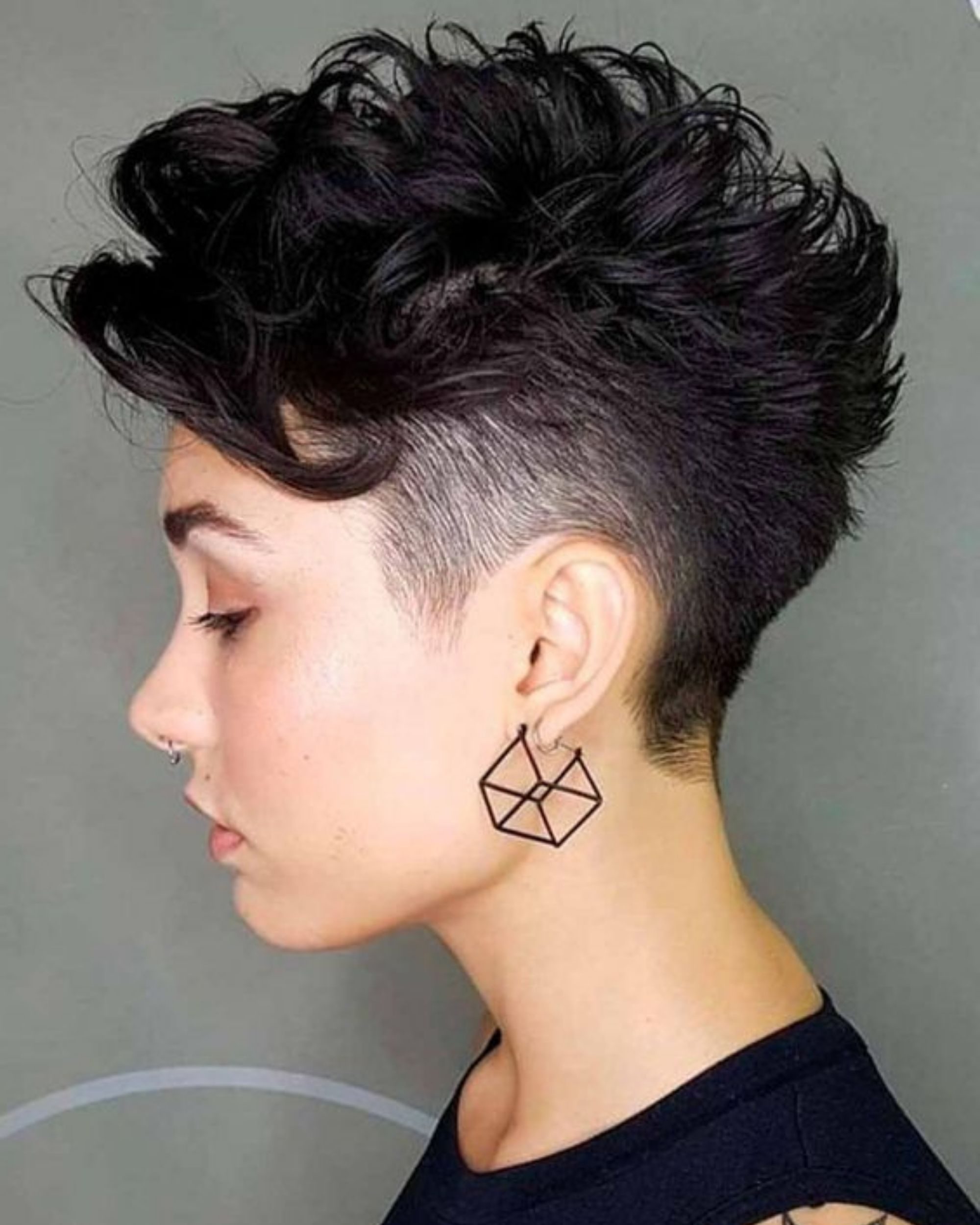 undercut low maintenance pixie cut