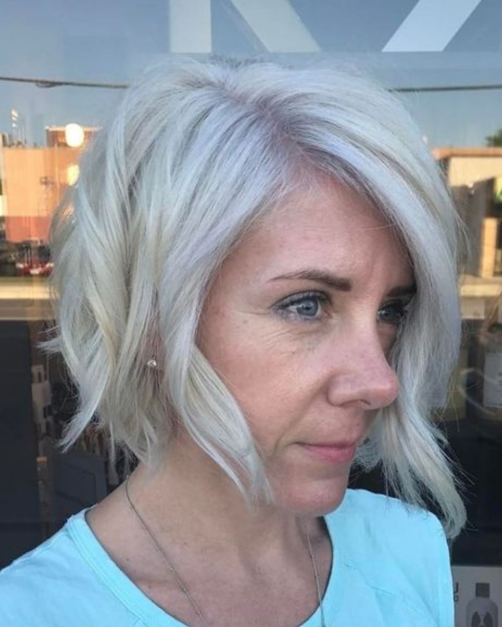 old woman short grey hair styles