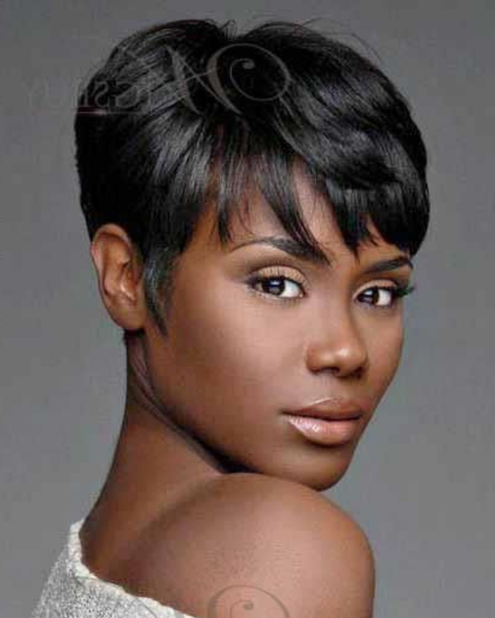 round face short natural haircuts for black females