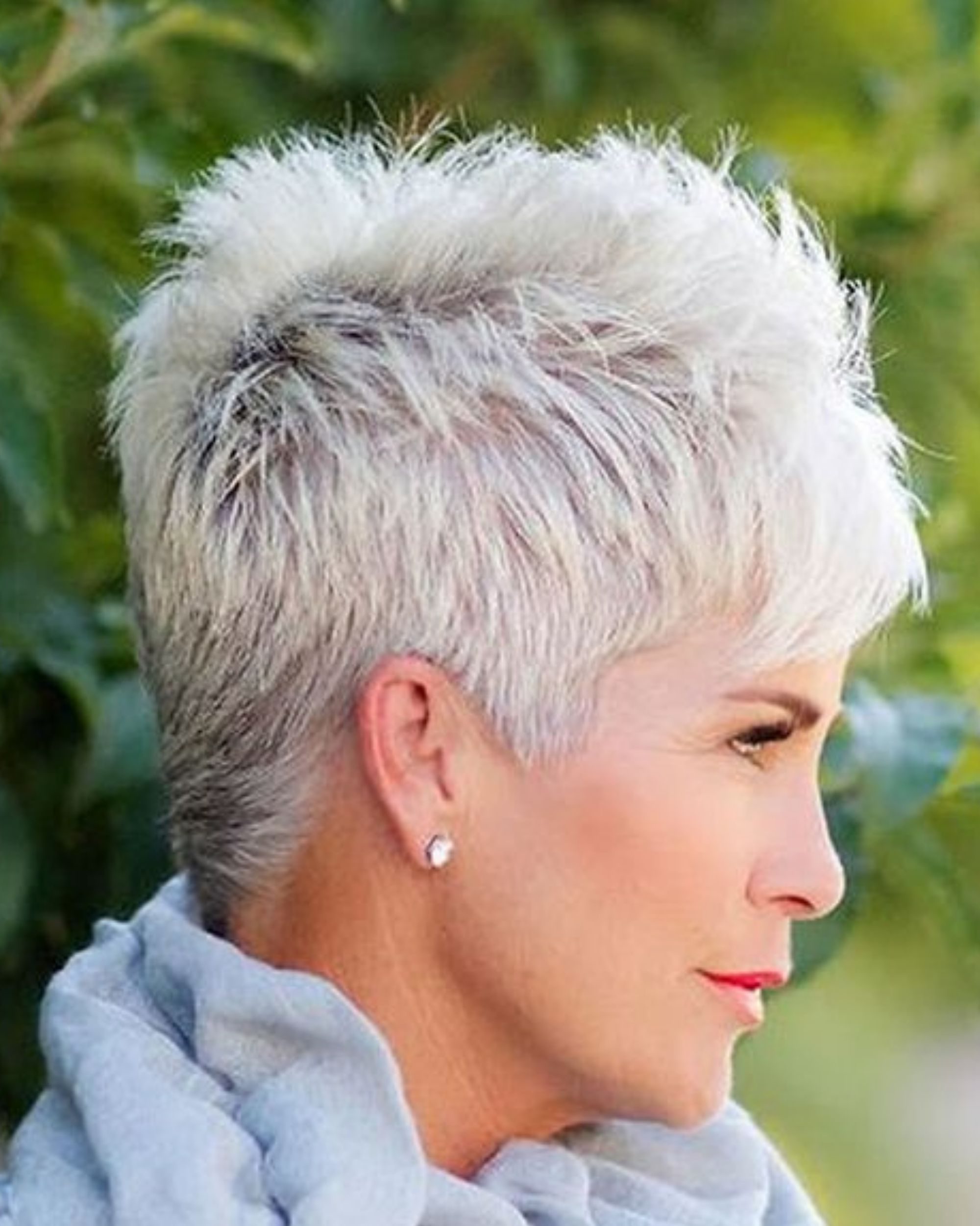 short hair 60 year old woman