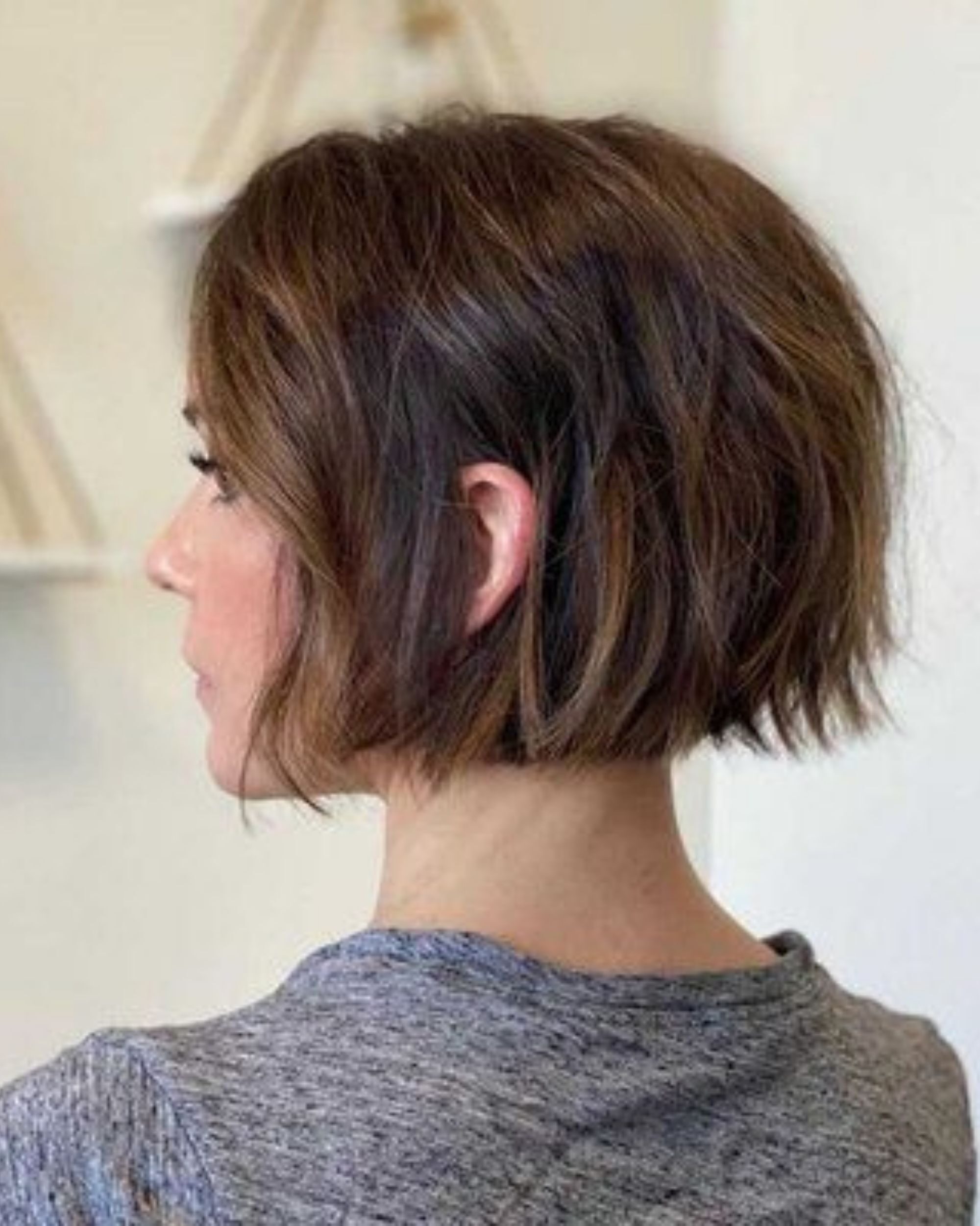 fine hair layered bob for thin hair