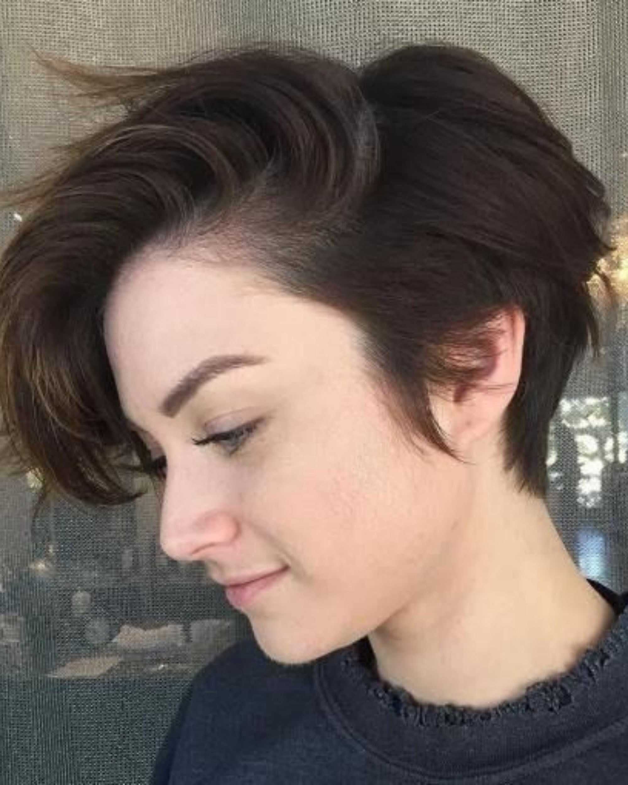 short thick hair