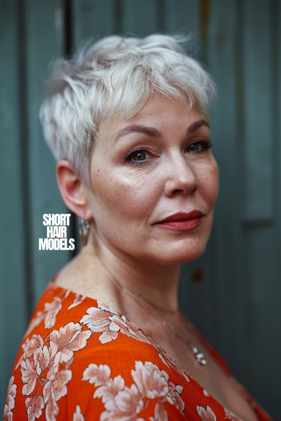 Plus Size Short Hairstyles for Women Over 50