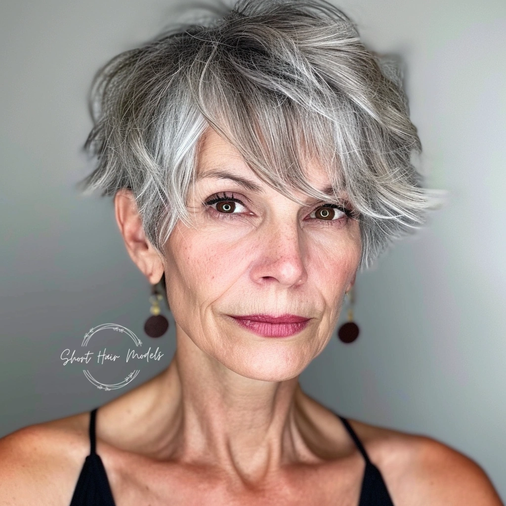 fine low maintenance short hairstyles for thin hair over 50
