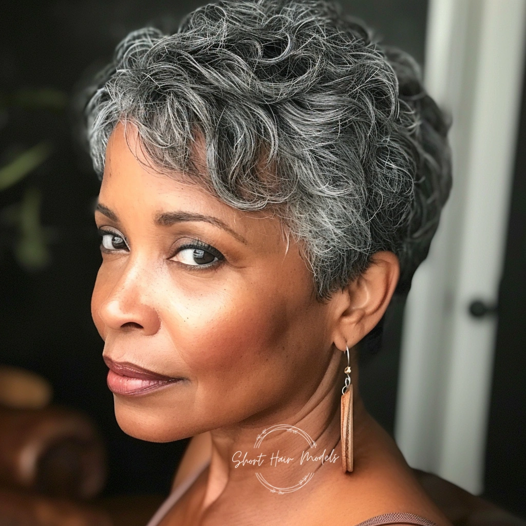 natural hairstyles for 50-year-old black woman